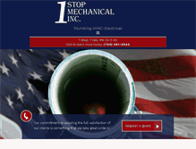 Tablet Screenshot of 1stopmechanical.com
